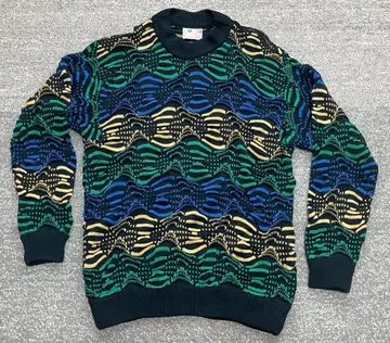 최종 가격 COOGI 쿠지 멀티 컬러 니트 스웨터