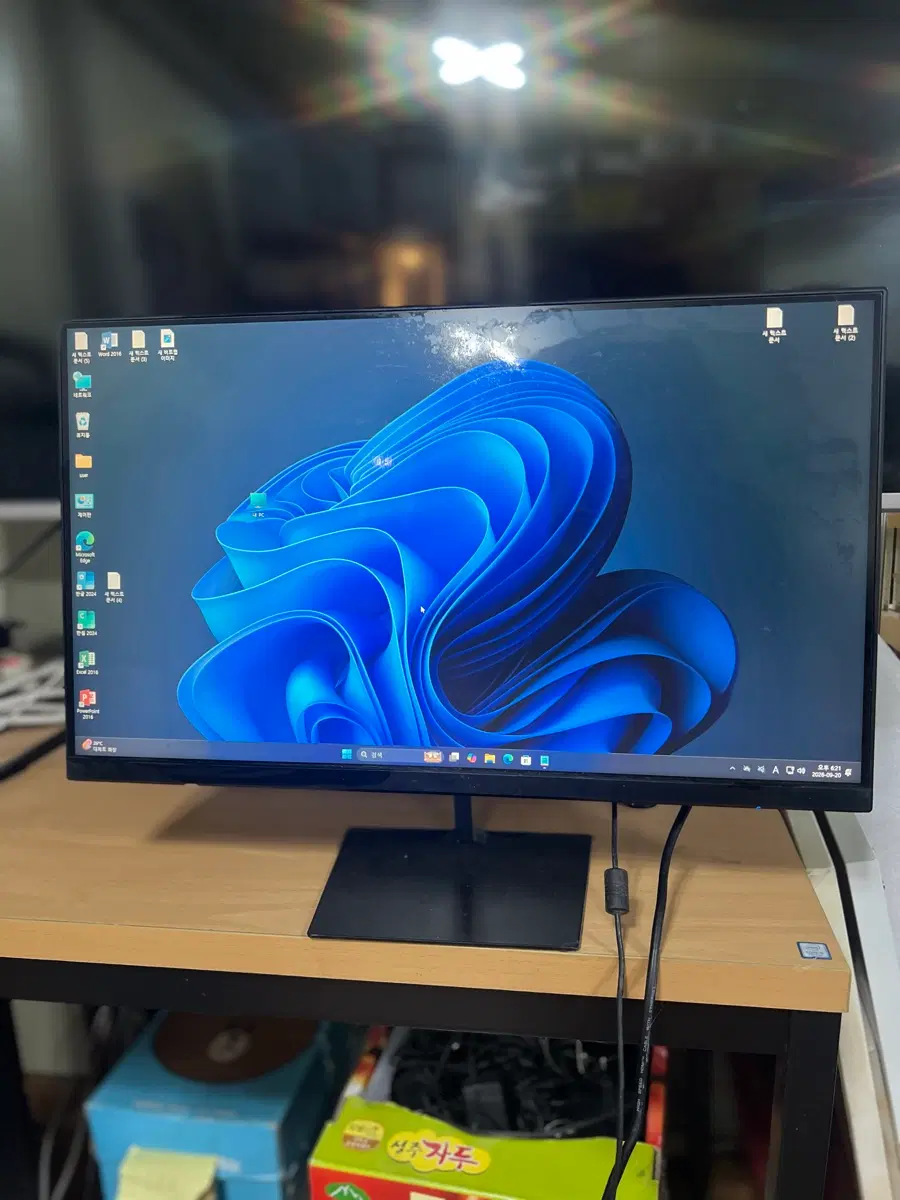 한성 24인치 고급형 모니터 HDMI DP VGA 지원