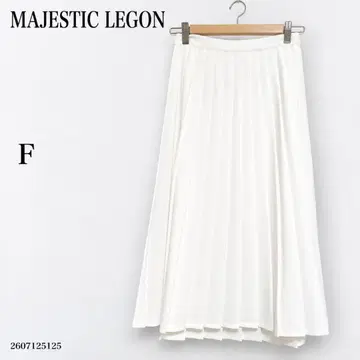 MAJESTIC LEGON 마제스틱 레곤 플리츠 스커트 무릎 기장