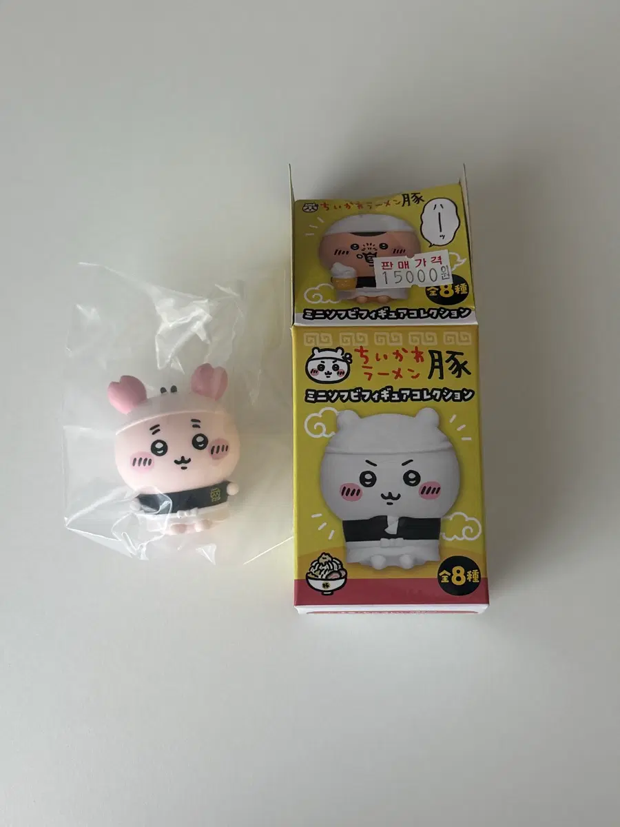 먼작귀 치이카와 라멘 부타 미니 소프비 피규어 카니