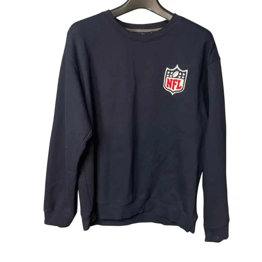 XL NFL 로고 네이비 맨투맨 티셔츠