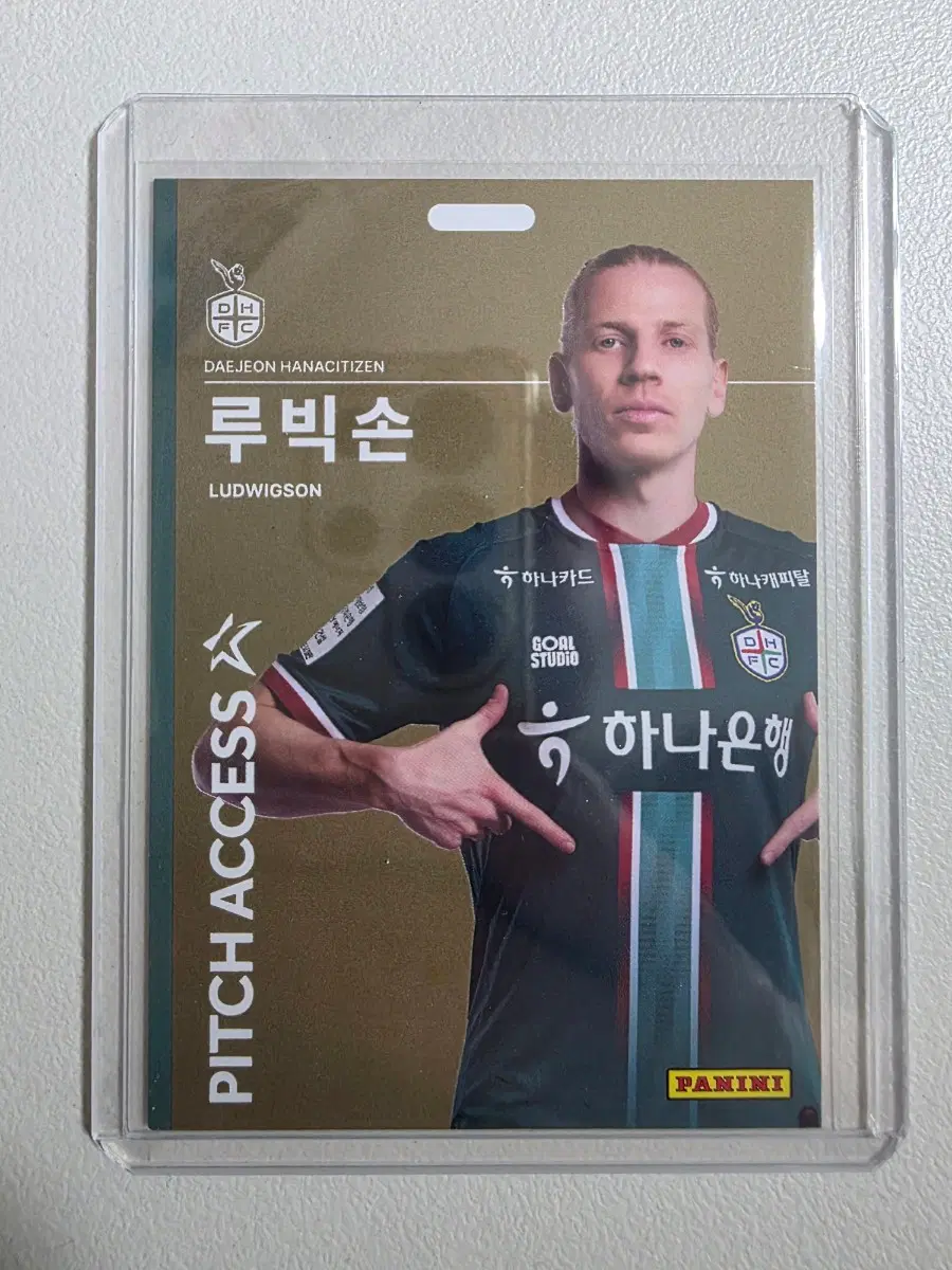 (레어)2026 k리그 파니니 루빅손 Pitch Access 골드 대전하나시티즌