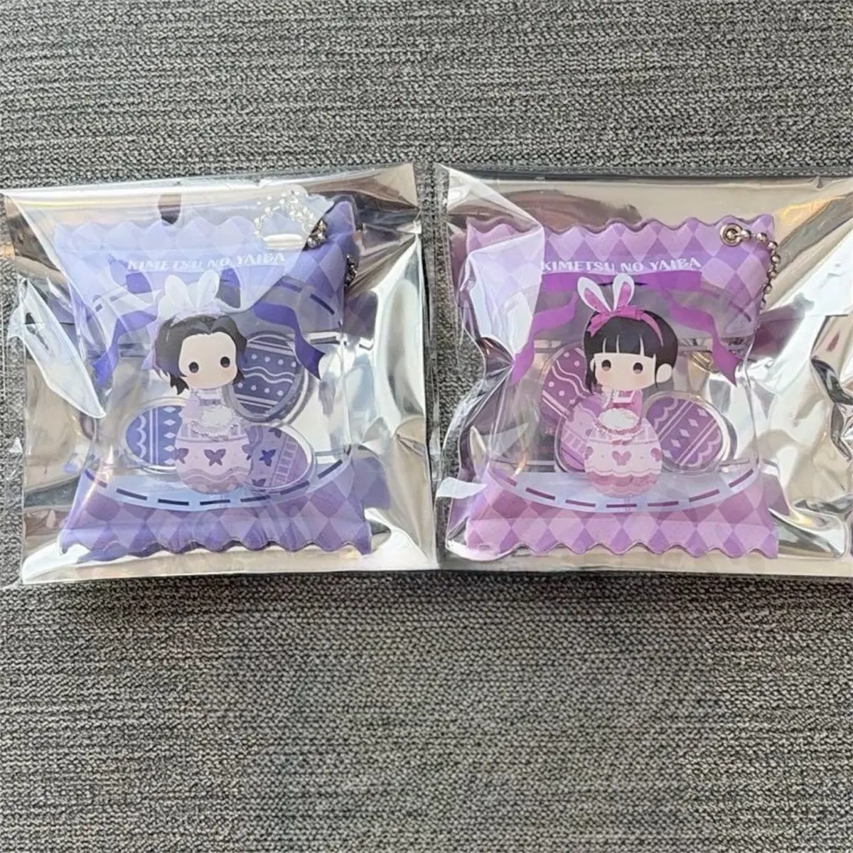 귀멸이칼날 유라 후와 부활절 샤카샤카 참 카나오 시노부 세트