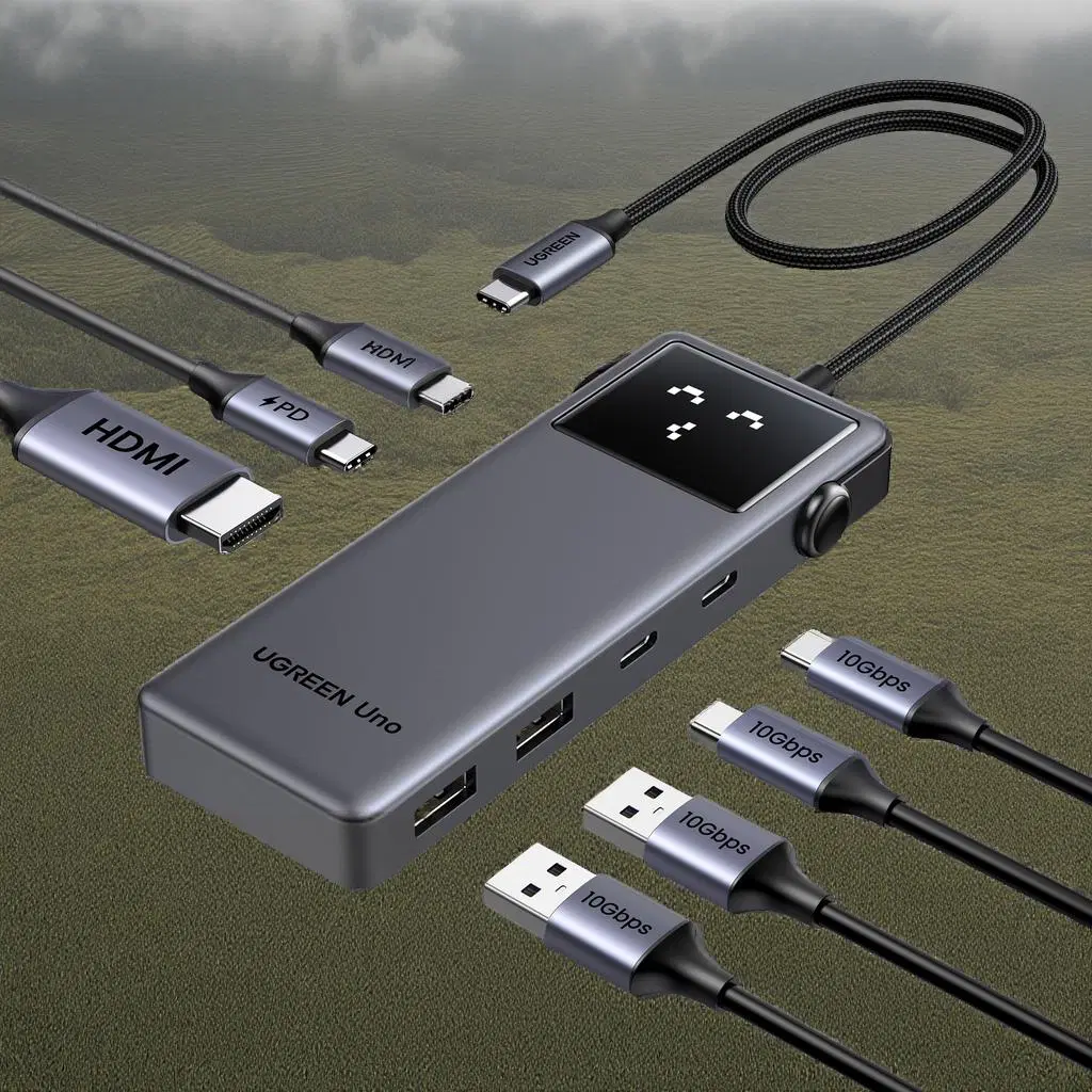 UGREEN 유그린 Uno 6포트 USB 3.2 C타입 멀티 허브