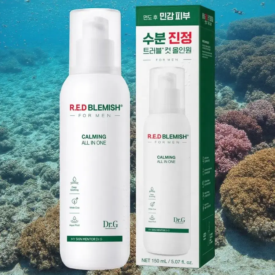닥터지 레드 블레미쉬 포 맨 진정 올인원 150ml 1개