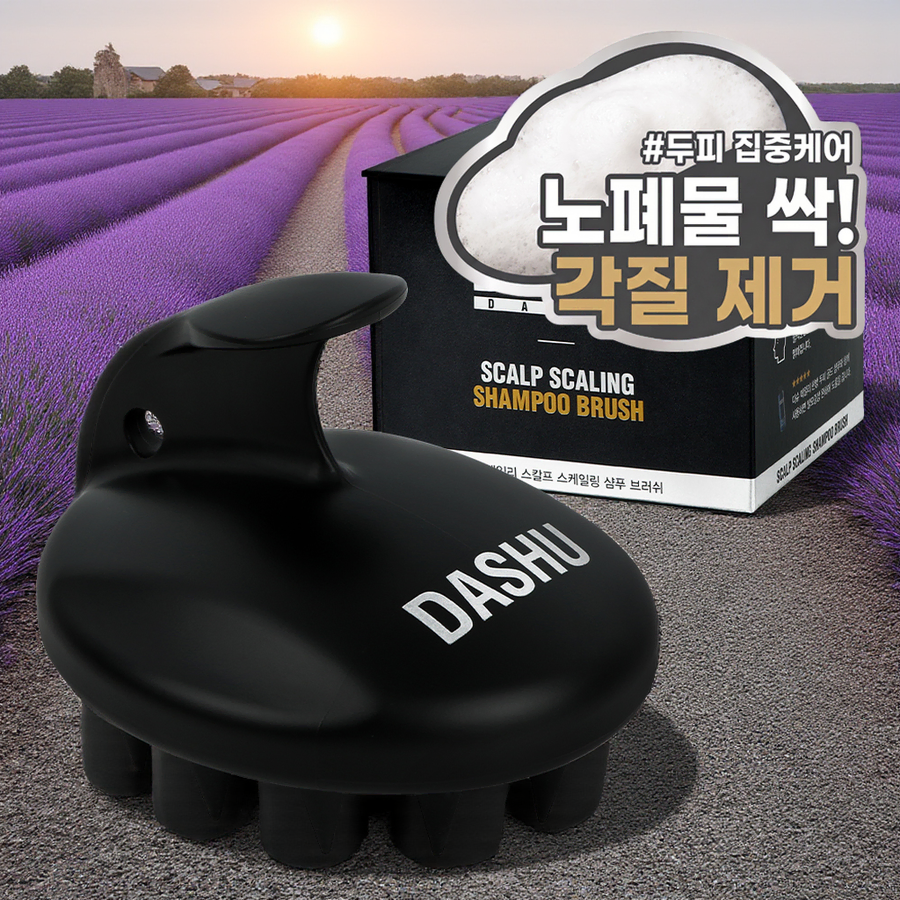 다슈 데일리 스칼프 스케일링 샴푸 브러쉬 1개