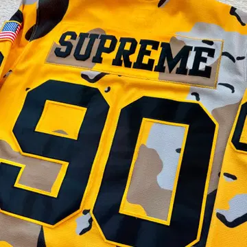 슈프림 14FW Desert Camo Hockey Top 옐로 M | 긴팔 티셔츠 | 번개장터