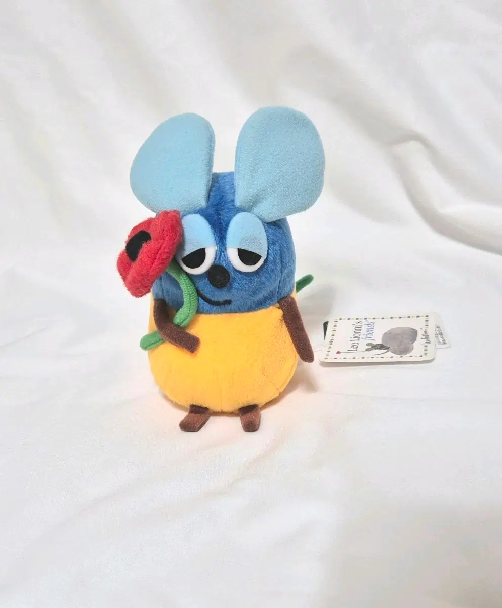 선아로우사의 포근한 프레드릭 컬러즈 S사이즈 블루 인형