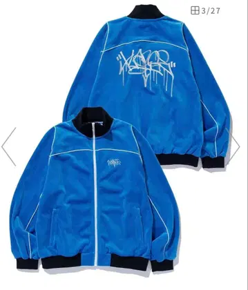 X-LARGE TAGGING VELOUR JACKET M 사이즈 벨로아