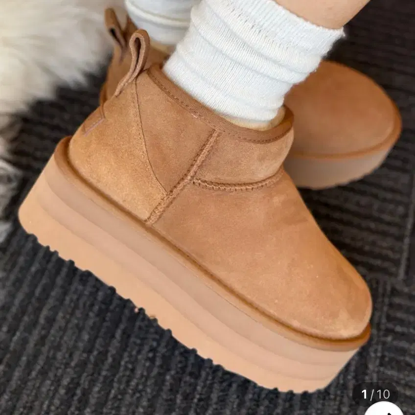 오즈웨어 어그 하이플랫폼 울트라미니 부츠 5CM