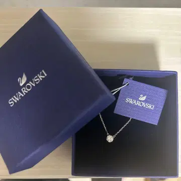 SWAROVSKI Stilla Attract 싱글 볼 목걸이 실버