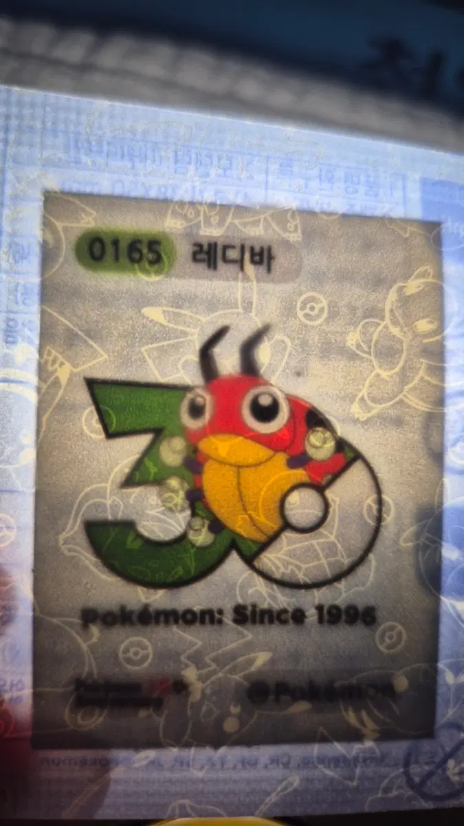 포켓몬 띠부씰 30주년 레디바