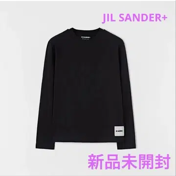 [JIL SANDER] 로고 패치 긴팔 티셔츠