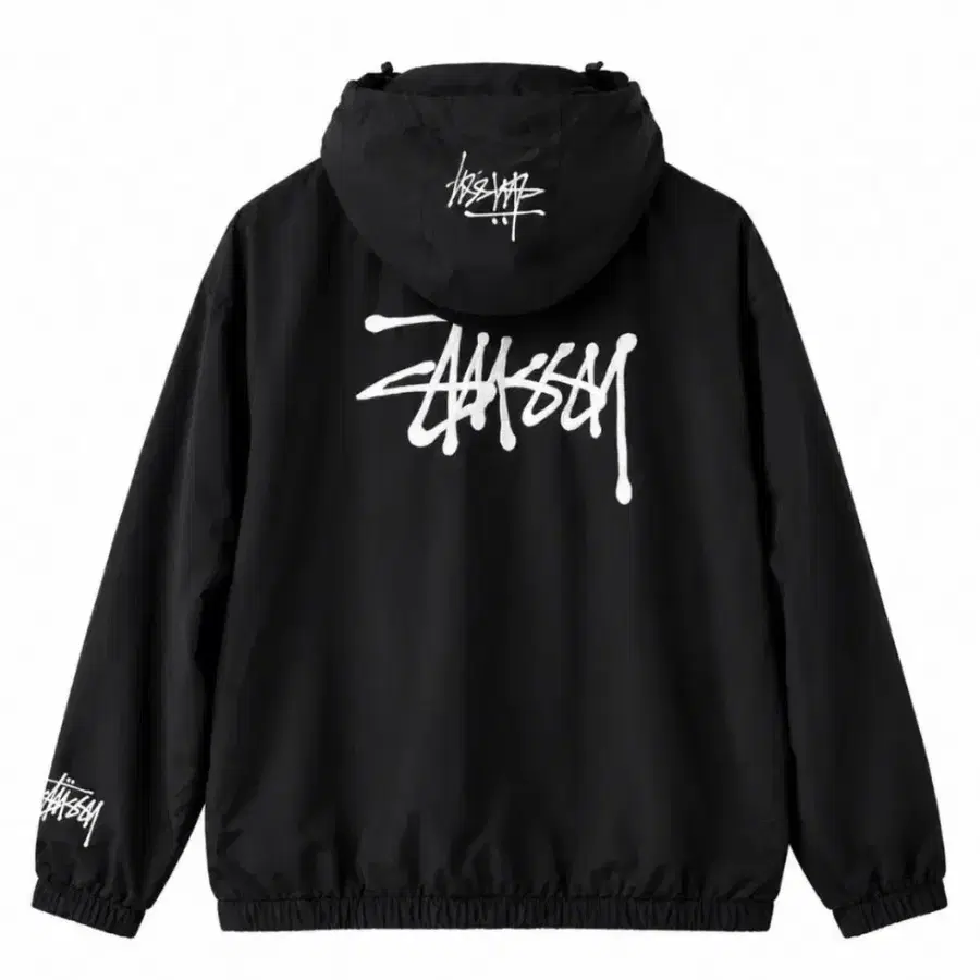 ##스투시 후드 바람막이 검정