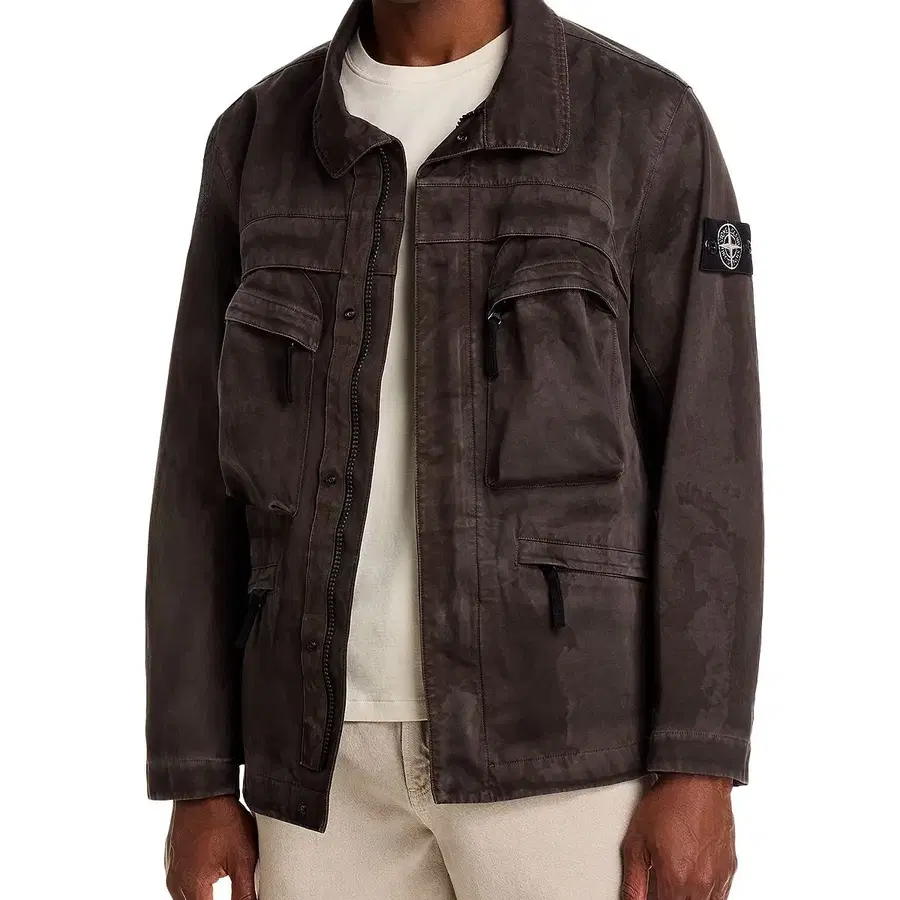 [L] STONE ISLAND 필드 자켓 GREEN 남성 5408486