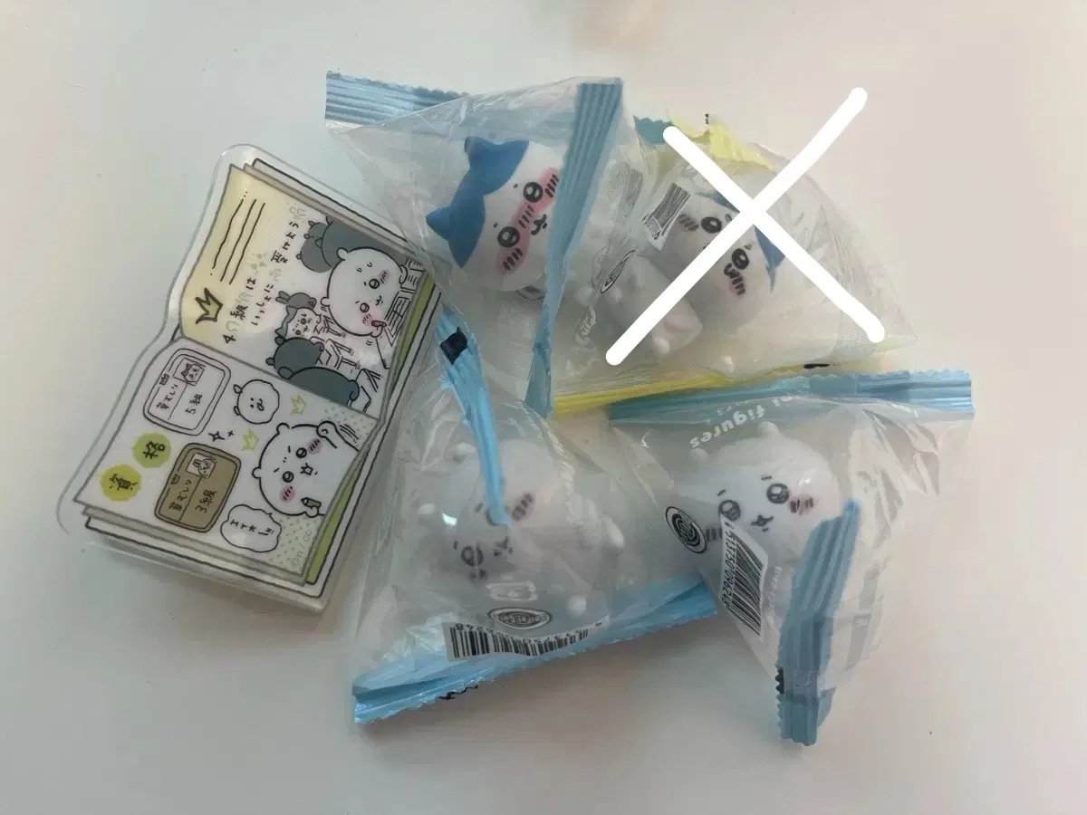 먼작귀 미니 피규어 치이카와 하치와레 우사기 아크릴 클립