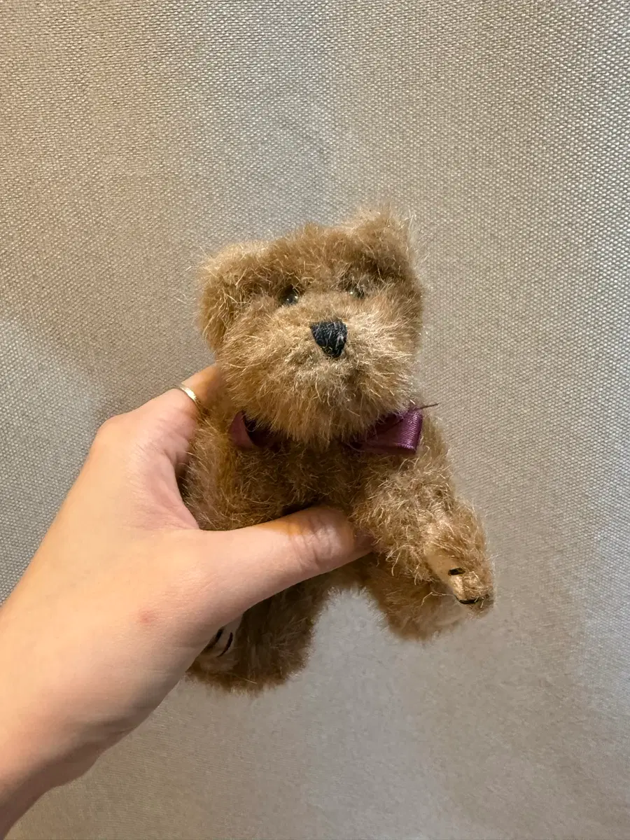 보이즈베어 미니 갈색 곰인형