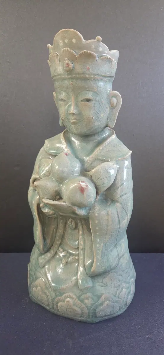 청자 인물형 주전자