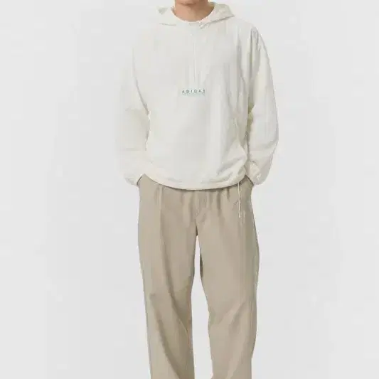 남L/아디다스 오버헤드 윈드브레이커