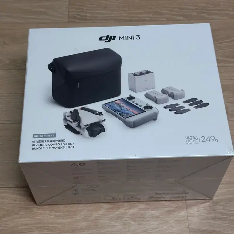 DJI 미니 3 플라이 모어 콤보 (DJI RC) RB 새상품 미개봉