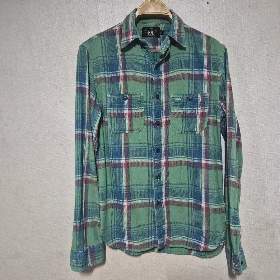 RRL 더블알엘 모 체크 셔츠 XS