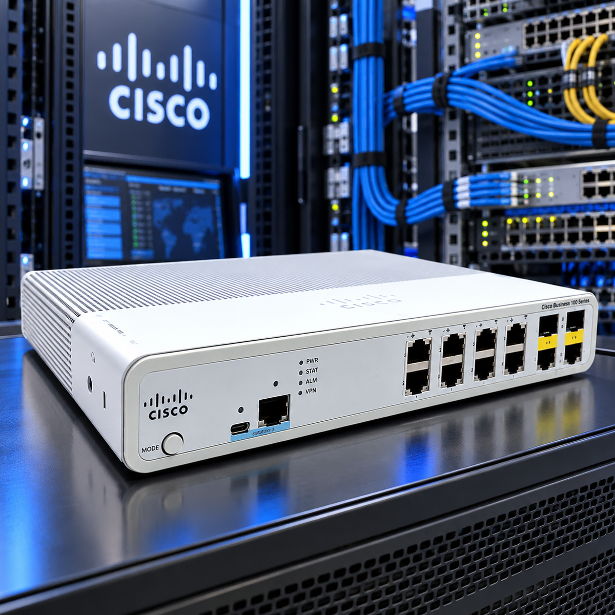 [국내재고]Cisco 시스코 공식존 WS-C2960C-8TC-L L2 managed 스위치 허브 8포트