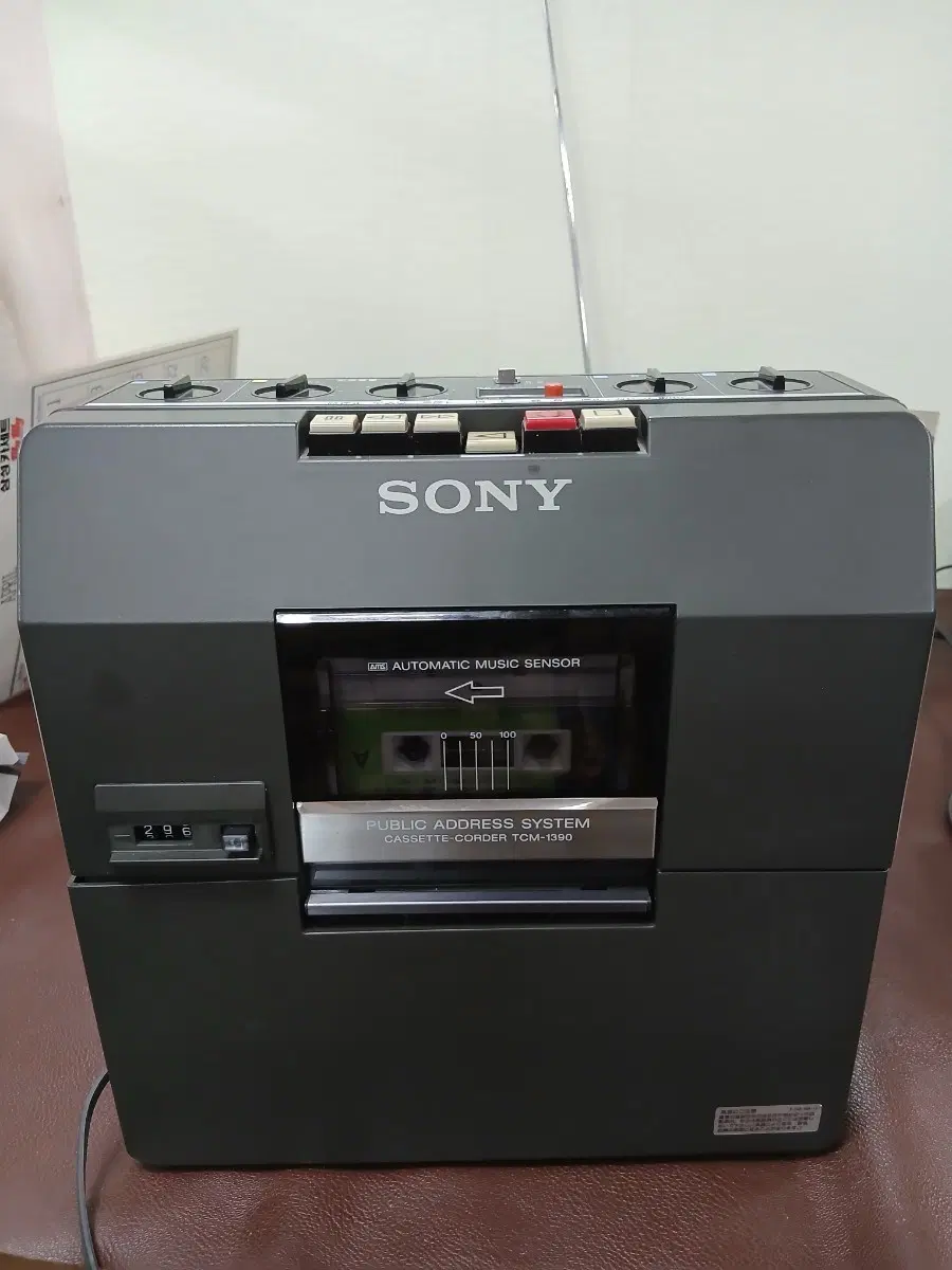 소니 카세트 레코더 TCM-1390