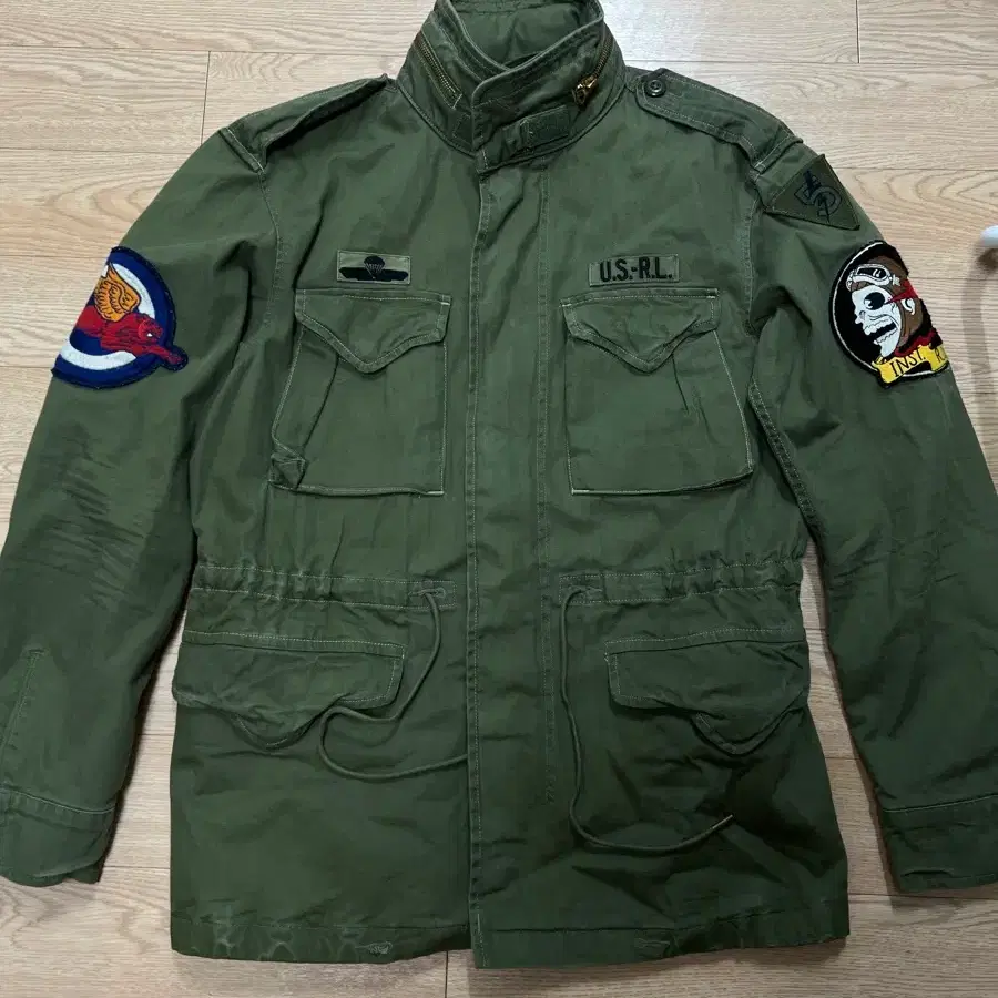 폴로 랄프로렌 아이코닉 필드자켓 M65 해골 야상 S 신형