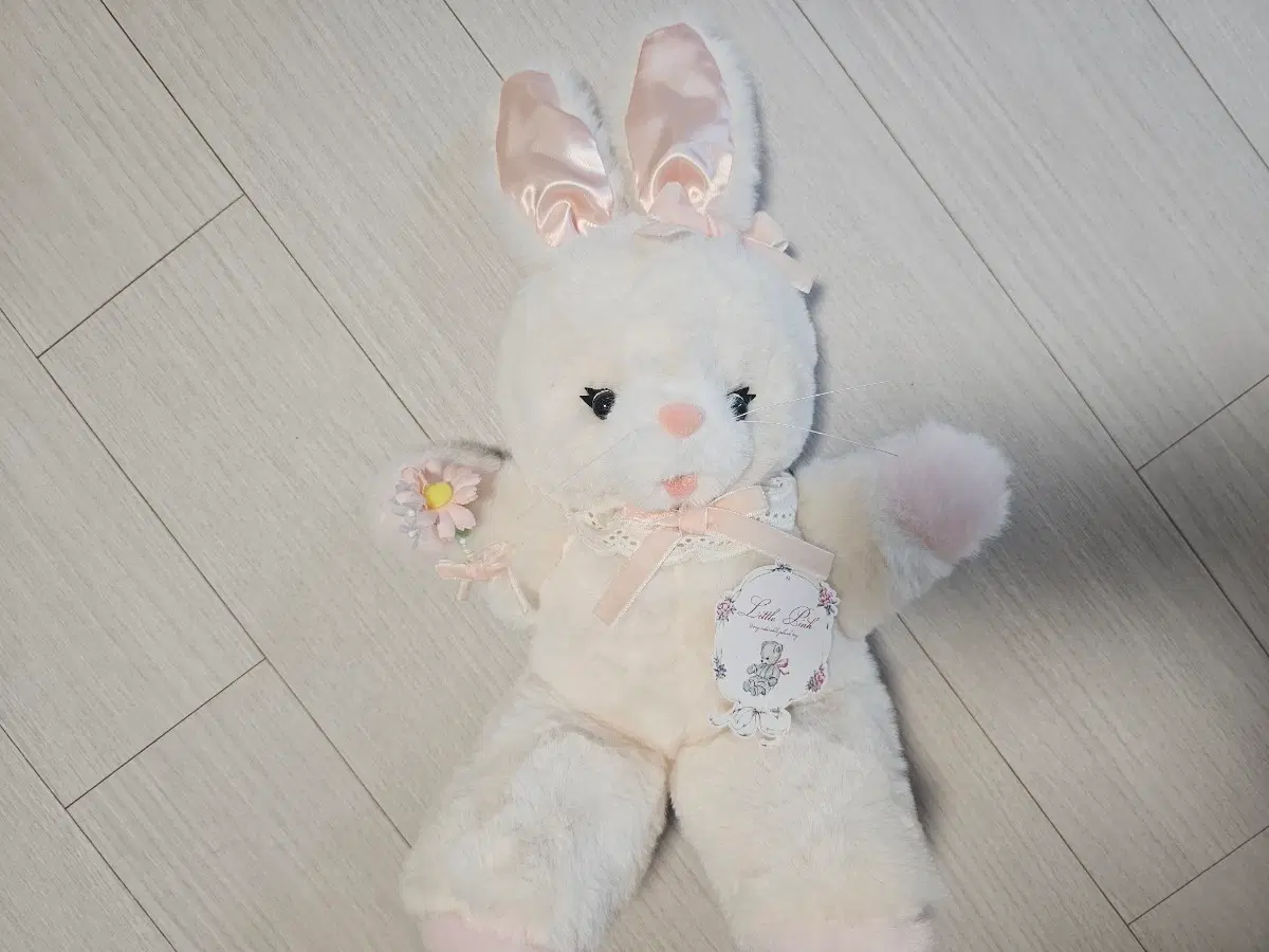 little pink 일본작가님 핸드메이드 토끼 인형