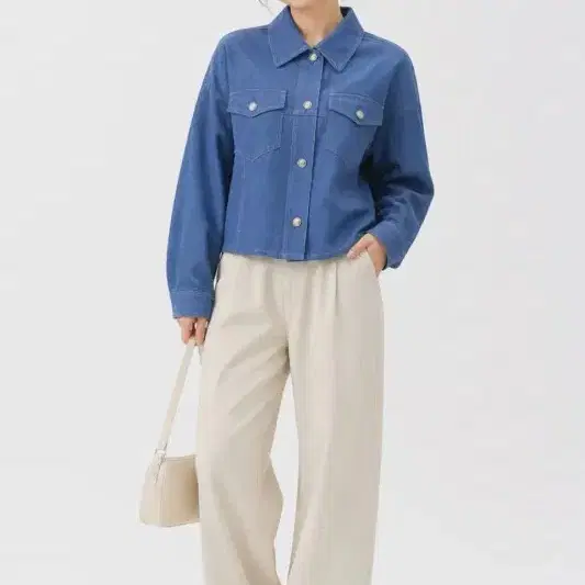 여55/케네스레이디 22FW 크롭 셔츠