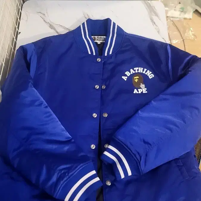 Bape XL 베이프 바시티 자켓 점퍼 정품
