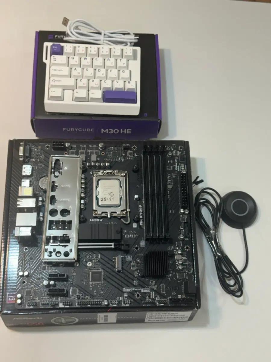 i5 14600kf b760m 메인보드+키보드 일괄판매