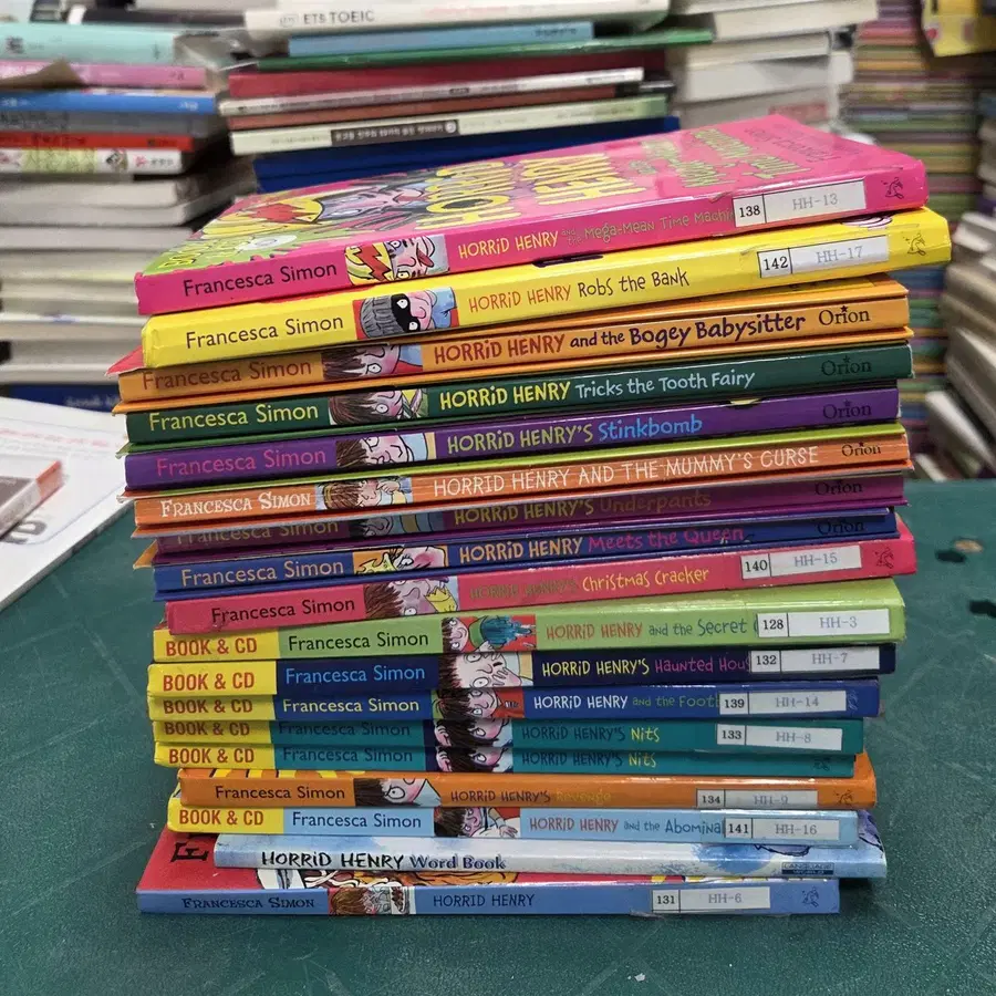 Horrid Henry / Orion Publishing Group 18권+시디17장 세트 영어원서 중고책