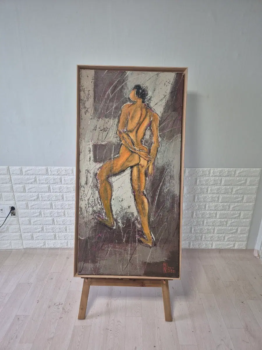 김금안 -누드(122cm x 61cm-변형50호)/출품작/보증서