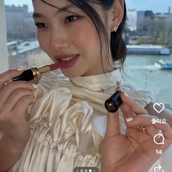 루이비통 (새상품 )루이비통 블라썸 스타 이어링 핑크골드 사진 8