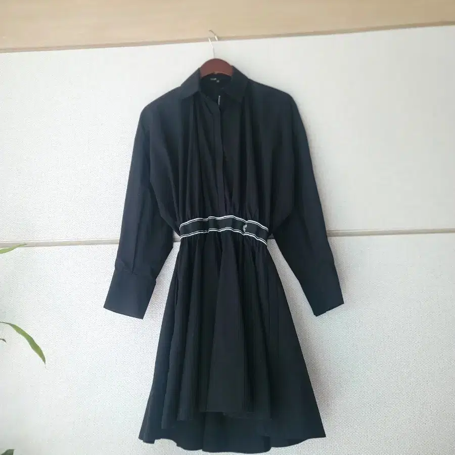 마쥬 블랙 셔츠 원피스 36