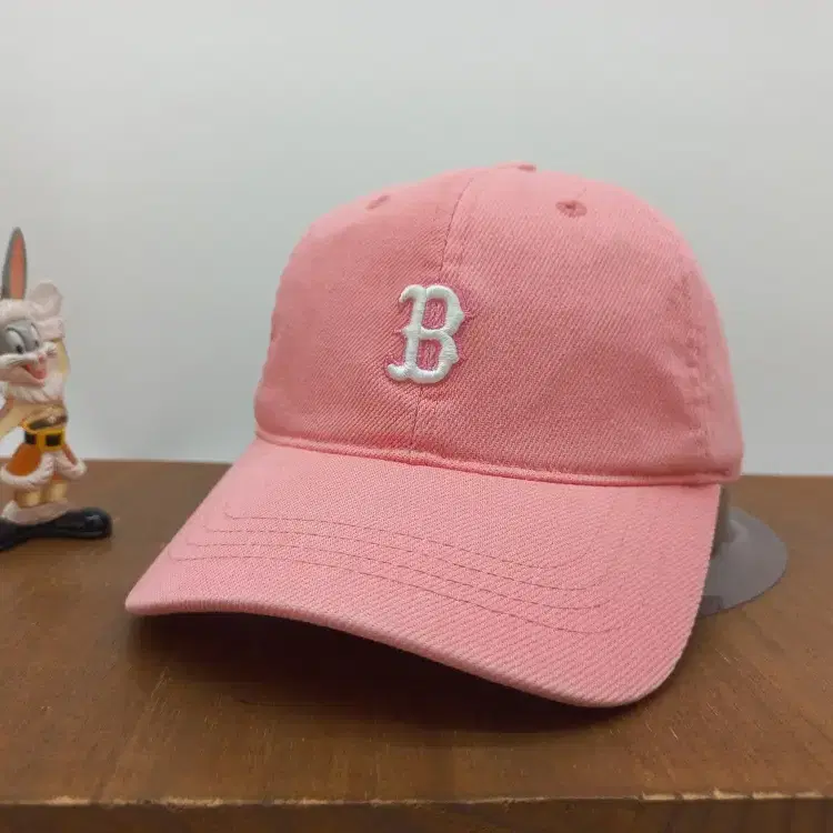 MLB 키즈 메이저리그 B 야구모자 아동용 주니어 아동 볼캡 자수모자 핑크