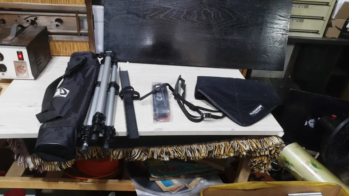 중고 카메라 삼각대외 일괄
