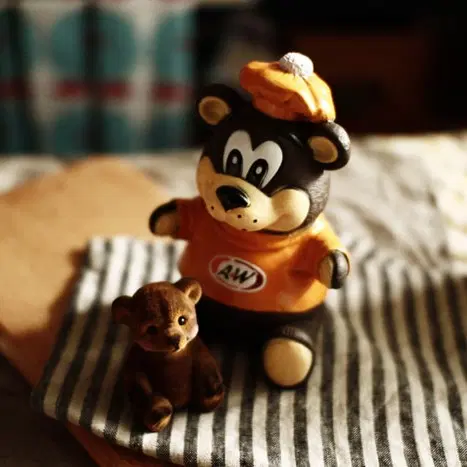 미국 A&W 베어 코인뱅크 빈티지 복각 저금통 / 아메리칸 잡화
