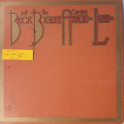 [수입중고 LP]   Beck  Bogert and  Appice    Live
