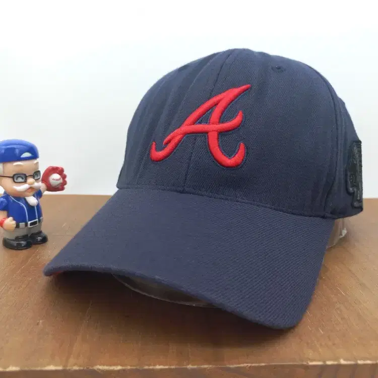 MLB 애틀랜타 브레이브스 대두 빅사이즈 트러커 스냅백 야구모자 네이비