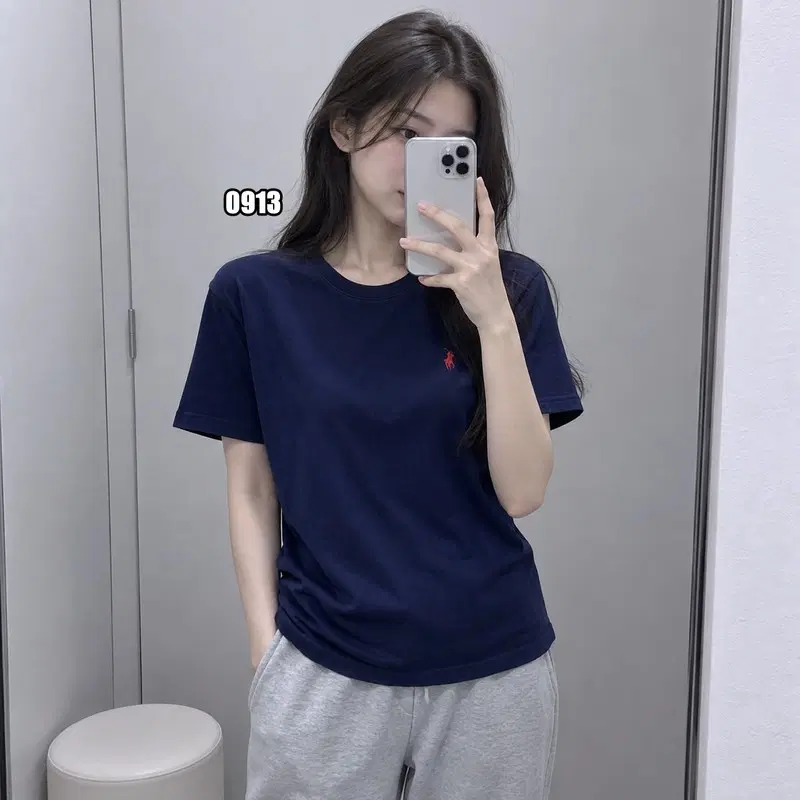 XL 폴로 랄프로렌 네이비 크루넥 반팔 티셔츠