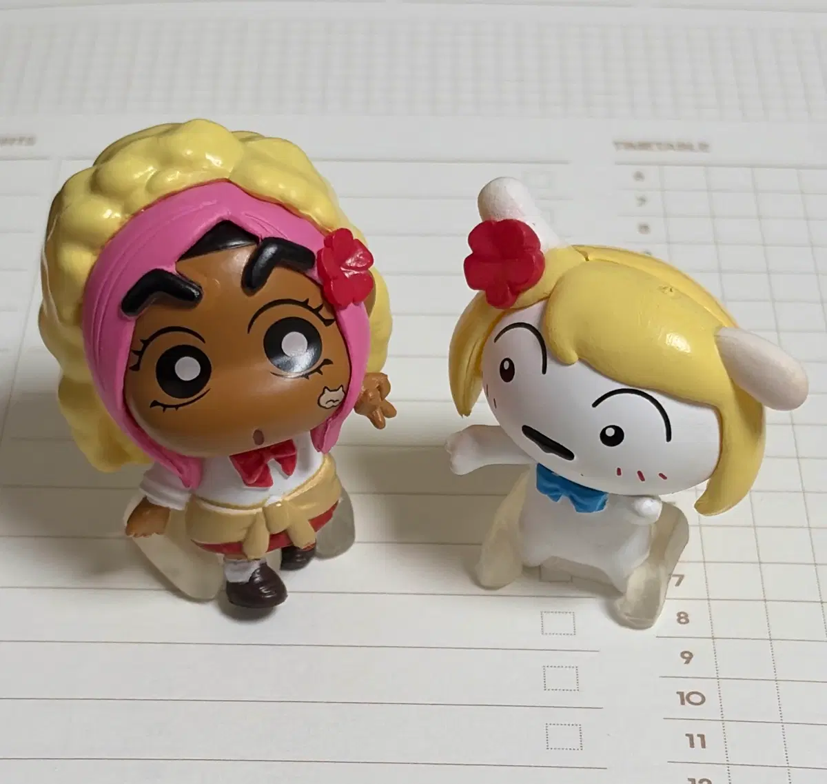 짱구는 못말려 갸루 가챠 (짱구,흰둥이 일괄)