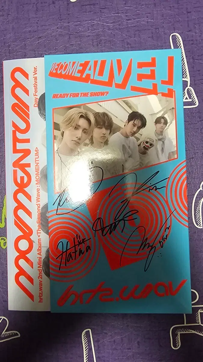 하츠웨이브 hrtz.wav 비매 싸인앨범