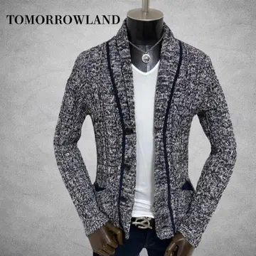 tomorrowland tricot 니트 가디건 숄카라
