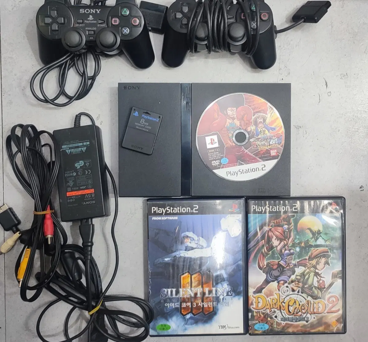 Ps2 슬림 70005, 아머드코어3, 다크클라우드2 팝니다 플스2