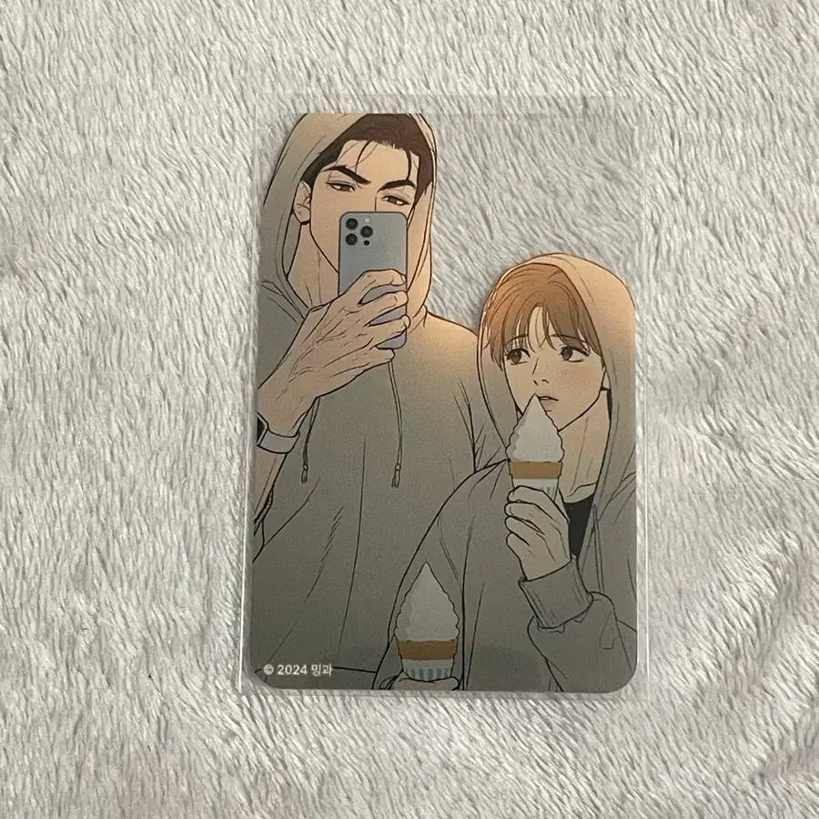 징크스 팀레진 팝업 특전 투명 포카 포토카드 bl 비엘 웹툰