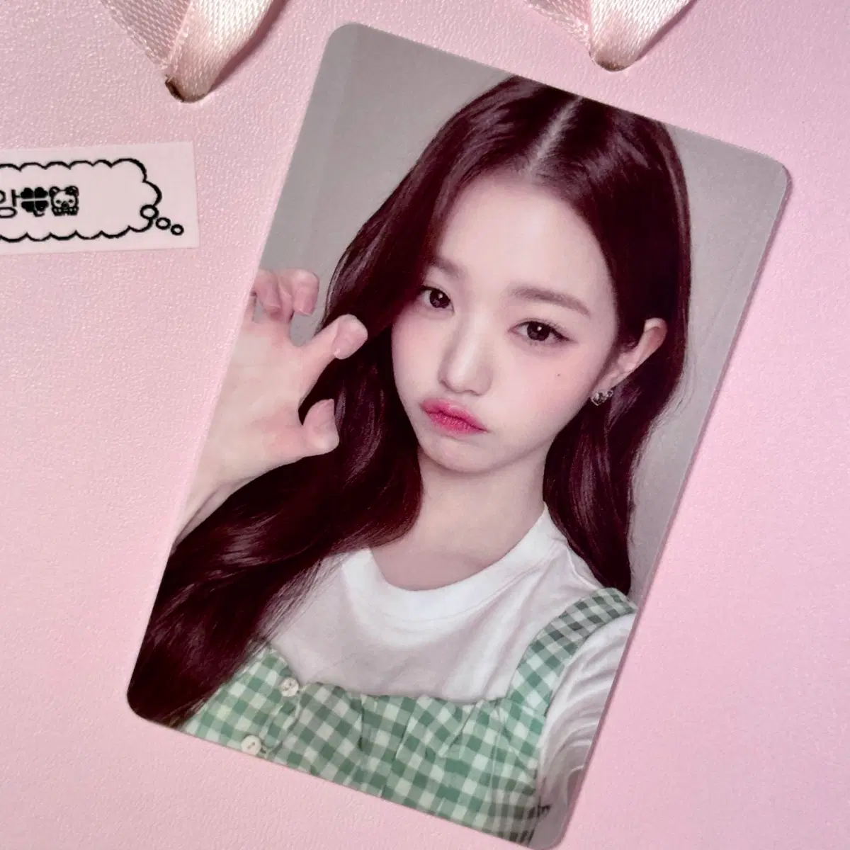 아이브 파파존스 원영 포카