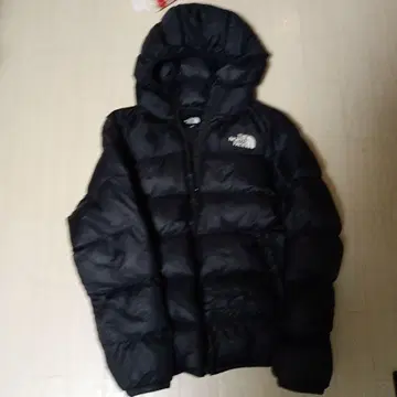 THE NORTH FACE 다운 자켓 블랙 어린이용 사이즈 160