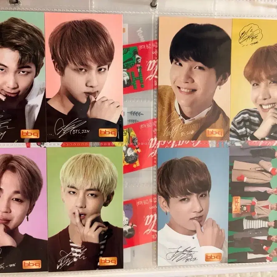 방탄소년단 비비큐 bbq 포카 일괄 판매